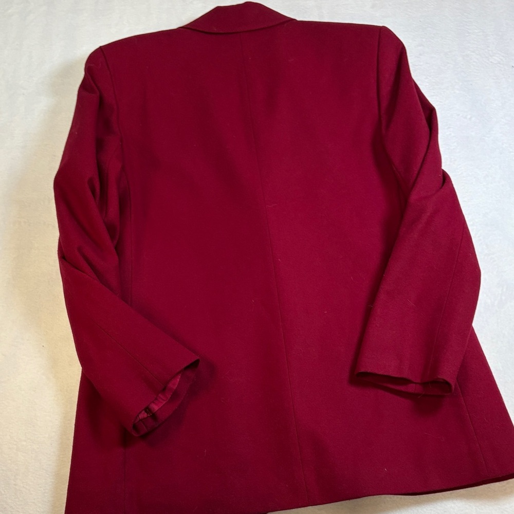 Pendleton Deep Red Women's Blazer - image 7